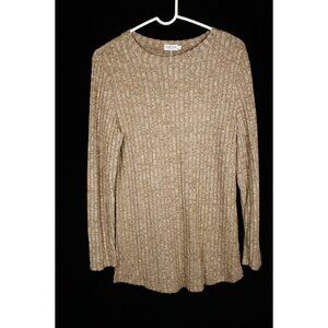 NWT Simple Fun Womens Medium Brown Shirt